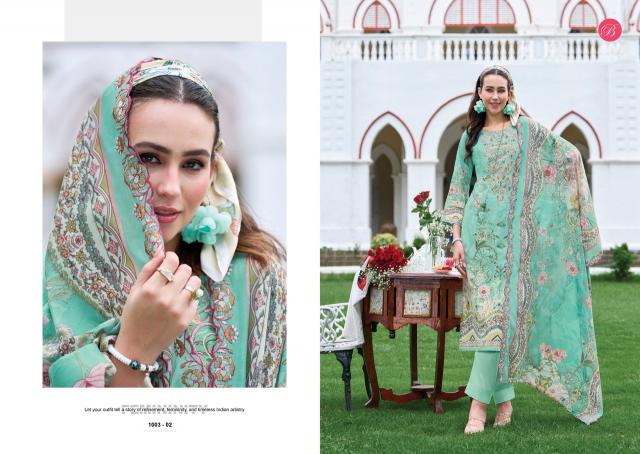 Belliza guzarish vol 25 cotton dress material wholesale